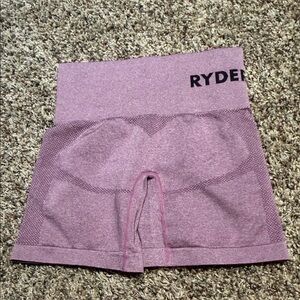 Ryderwear Mauve High-Waisted Bike Shorts